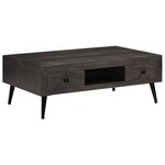 Vidaxl table basse bois solide de manguier 100 x 60 x 35 cm