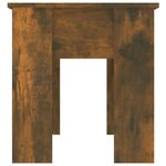 vidaXL Table basse Chêne fumé 101x49x52 cm Bois d'ingénierie