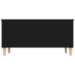 vidaXL Table basse Noir 90x44 5x45 cm Bois d'ingénierie