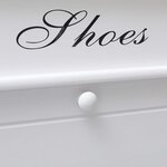vidaXL Armoire à chaussures Blanc 50 x 28 x 58 cm Bois de Paulownia