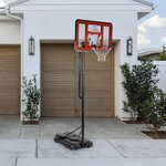 Panier de basketball sur pied mobile "king deluxe" hauteur réglable de 2 30m à 3 05m