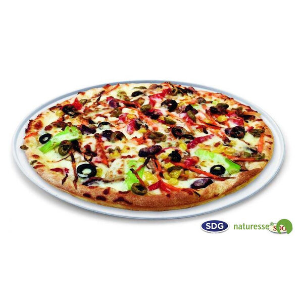 Assiette plate pizza pulpe de cellulose 32 5 cm - sdg - lot de 200 -  - pulpe de cellulose