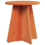 vidaXL Table basse 3 Pièces Marron cire 49 x 49 x 30 cm