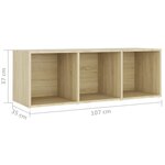 vidaXL Ensemble de meubles TV 3 Pièces Chêne sonoma Bois d'ingénierie