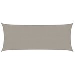 vidaXL Voile d'ombrage 160 g/m² rectangulaire gris clair 2x5 m PEHD
