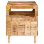 vidaXL Tables d'appoint Marron 40 x 40 x 49 cm bois de manguier massif