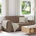 vidaXL Canapé Loveseat 180 cm avec coussin Cappuccino Faux cuir