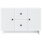 vidaXL Buffet Blanc 89 x 34 5 x 60 cm Bois d'ingénierie