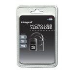 Integral  Lecteur de carte mémoire Micro SD - USB