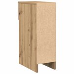 vidaXL Table de chevet avec tiroir chêne artisanal 20x36x60 cm