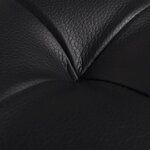 vidaXL Pouf de rangement Cuir synthétique Noir