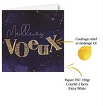 Lot de 5 cartes bonne annee