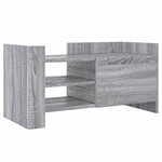 vidaXL Meuble TV sonoma gris 80x35x40 cm bois d'ingénierie