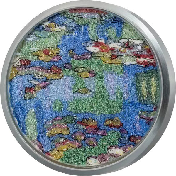 Monnaie NINFEE Claude Monet Crystal Art Argent 2000 Francs Cameroon 2026 (PRÉCOMMANDE)