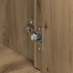 vidaXL Buffet chêne artisanal 88x30x70 cm bois d'ingénierie