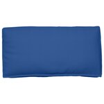 vidaXL Coussin de Palette Assise/Dossier Bleu Royal 120x60x12 cm Tissu Oxford