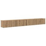 vidaXL Ensemble meuble TV 4 Pièces Chêne artisan Moyen 60 x 30 x 30.5 cm