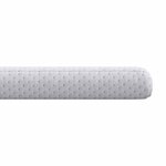 vidaXL Surmatelas Blanc 200 x 200 cm Tissu Jacquard