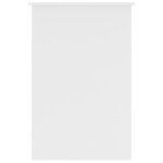 vidaXL Bureau Blanc 100 x 50 x 76 cm Bois d'ingénierie