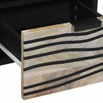 vidaXL Unites TV avec tiroir Blanc 100 x 33 x 46 cm Bois d'ingénierie