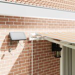 vidaXL Auvent Rétractable Multicolore 450 × 350 cm Tissu et acier