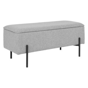 House Nordic Banc avec rangement Luna Gris clair