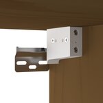 vidaXL Armoire murale Marron miel 40x30x35 cm Bois de pin massif