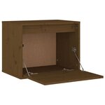 vidaXL Armoire murale Marron miel 45x30x35 cm Bois de pin massif