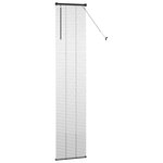 vidaXL Store de Fenêtre avec des rideaux Noir Aluminium