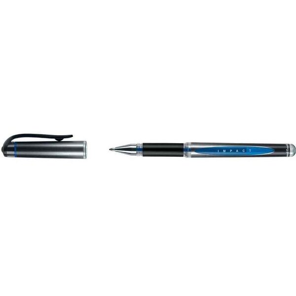 Stylo roller encre gel Impact Broad UM-153S 1,0mm bleu UNI-BALL