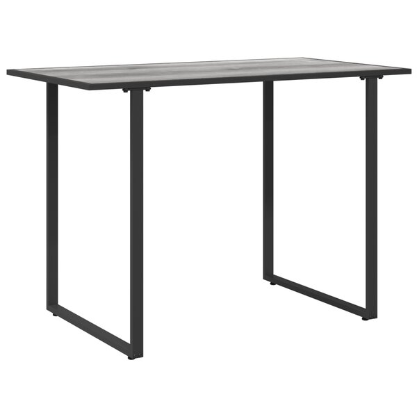 vidaXL Table de Jardin Grise 100x55x70 cm DPC et Acier