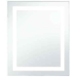 vidaXL Miroir à LED pour salle de bains et capteur tactile 60x80 cm