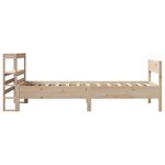 vidaXL Cadre de lit sans matelas 75x190 cm bois de pin massif