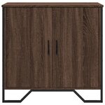 vidaXL Buffet chêne marron 78x35 5x74 5 cm bois d'ingénierie