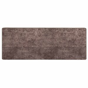 vidaXL Coureur de Tapis MARSA Gris 100 x 250 cm Polyester et PVC