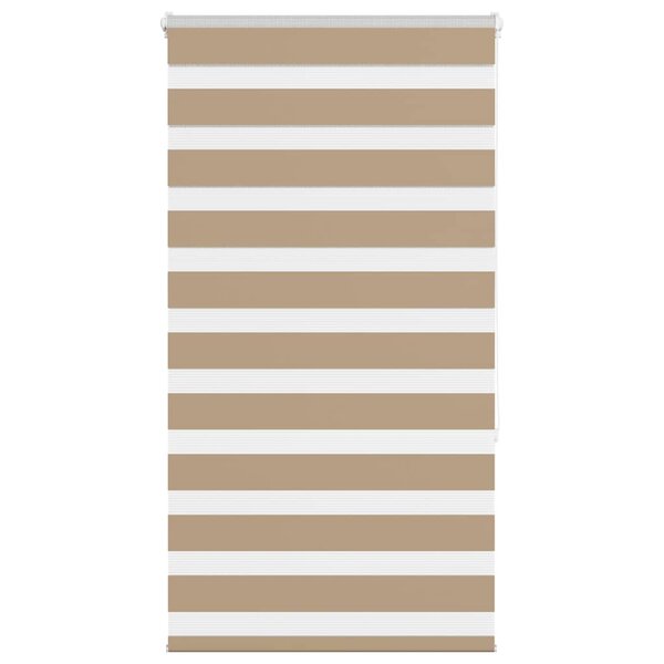 vidaXL Store zèbre marron sable largeur du tissu 85 9 cm polyester