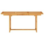 vidaXL Ensemble de salle à manger pour jardin 5 Pièces Marron