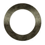 Numéro 0 - Numéro adhésif pour boîte aux lettres - Vinyle épais texturé hauteur 50 mm. Métal Cuivré.