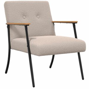 vidaXL fauteuil Gris clair 59 x 75 x 78 cm