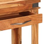 vidaXL Table console 110x34x74 cm Bois d'acacia massif
