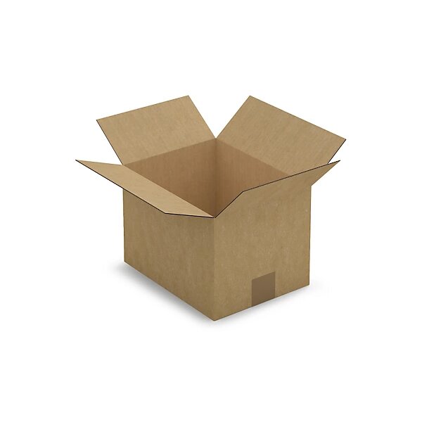 Caisse carton brune simple cannelure raja 26x20x18 cm (lot de 25)