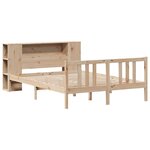 vidaXL Lit bibliothèque sans matelas 120x200 cm bois de pin massif