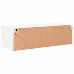 vidaXL Cabinet en Bois Blanc 100 5 x 39 x 30 cm Bois d'ingénierie