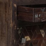 vidaXL Table de chevet Bois de récupération solide 40 x 30 x 50 cm