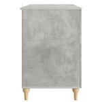 vidaXL Bureau Gris béton 142 5 x 50 x 75 cm Bois d'ingénierie