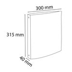 Classeur 4 Anneaux En D 25mm Aquarel - A4 - Vert Pastel - X 10 - Exacompta