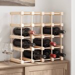 vidaXL Casier à vin pour 20 bouteilles 46 5x23x46 5 cm pin massif