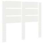 vidaXL Tête de lit Blanc 120 cm Bois d'ingénierie