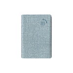Répertoire / carnet d'adresses 7.5 x 11 cm - bleu ciel chiné