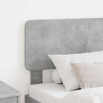 vidaXL Tête de lit Gris béton 100 cm Bois d'ingénierie